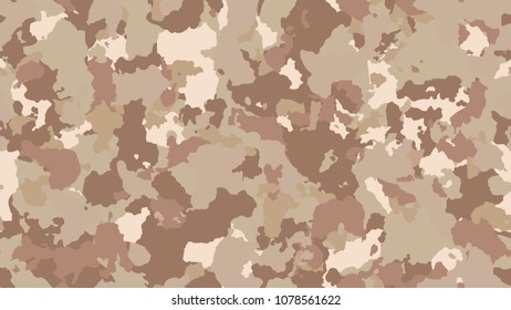Camouflage vector seamless pattern. Military texture illustration. Camo clothing while hunting. Khaki design style for t-shirt.