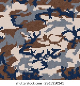 camouflaged seamless pattern on background