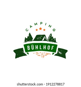 camp adventure logo eps 10