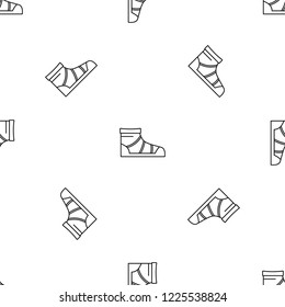 Camp boot pattern seamless vector repeat geometric for any web design