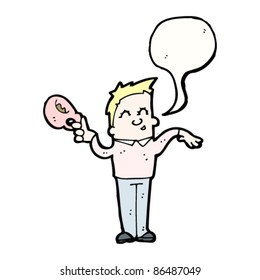 camp cartoon man