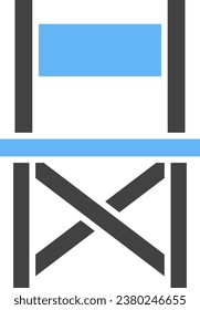 Camp Chair icon vector image. Suitable for mobile application web application and print media.