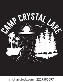 Lago de cristal Camp diseño de lago cristalino