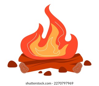 Feuerwehrfeuer-Feuerwehr-Feuerwehr-Karikatur einzeln Konzept. Vektorgrafik-Designelement-Abbildung
