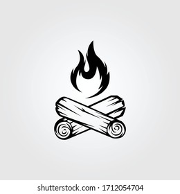 Diseño de icono de campana de fuego plano 