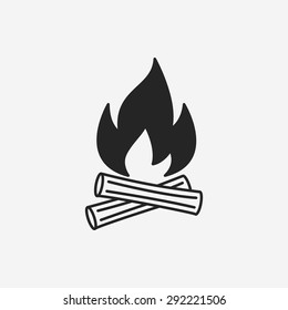 Camp Fire Icon