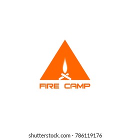 Camp Fire Logo Design