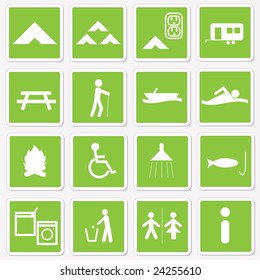 Camp Ground Icons