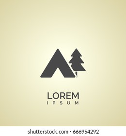 camp icon for rest