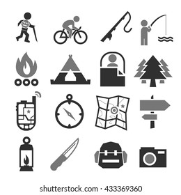 Day Scouts Vector Icons Your Creative Stock Vector (Royalty Free) 743485021