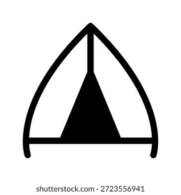Camp Icon Vector Symbol Design Illustration
