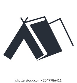 Camp icon. vector.Editable stroke.linear style sign for use web design,logo.Symbol illustration.