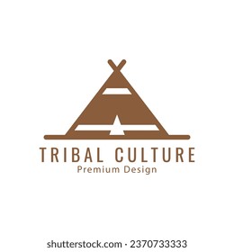 camp  inland tribe  logo design vector icon illustration
