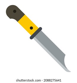 camp knife clip art vector illustration