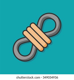 camp line vector icon