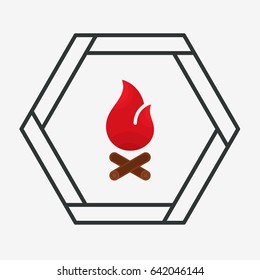 Camp logo design