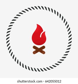 Camp logo design