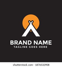 Camp Logo Design Template For Multi-Purpose Use