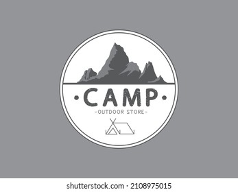 CAMP LOGO simple outdoor tent