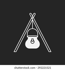 camp pot icon