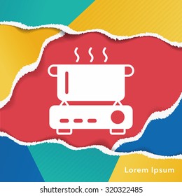 camp pot icon
