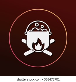 camp pot icon