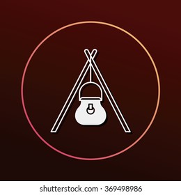 camp pot icon