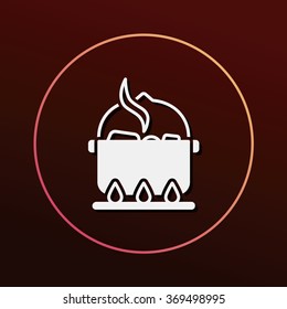 camp pot icon