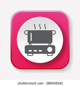 camp pot icon