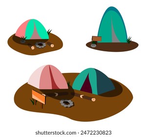 Camp, Campingplatz, Campingzelt