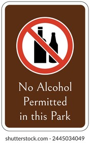 Camp site prohibition activity sign