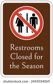 Camp site prohibition activity sign