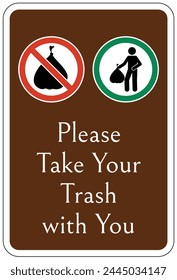 Camp site prohibition activity sign
