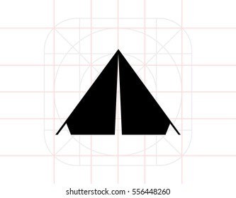 Camp Tent Icon