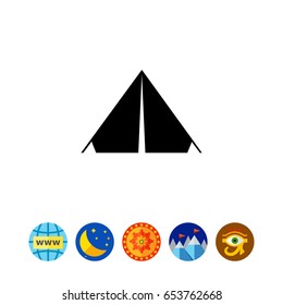Camp Tent Icon