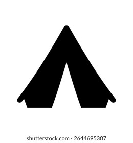 Camp tent icon. Camp dome. 