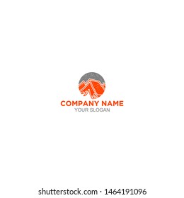 camp and tent Logo Design Vector