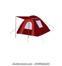 Camp tent vector illustration, camping tent