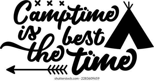 Camp Time ist die beste Zeit für T-Shirt Design