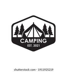 camp vector , adventure logo vector