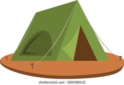 Camp vector art and illustration