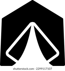  camp  Vector illustration on a transparent background. Premium quality symmbols. Glyphs vector icons for concept and graphic design.