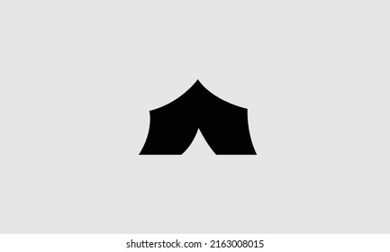 Camp vector logo design template