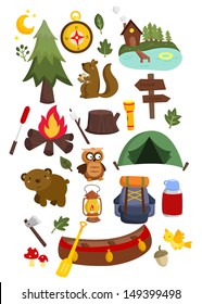 Camp Vector Set