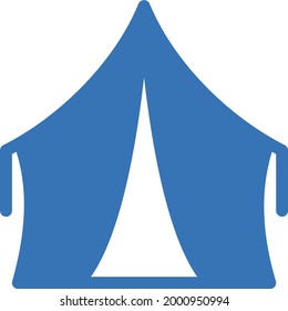 camp con fondo blanco.camp es un símbolo del ícono de color military.glyph.