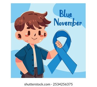 A campanha "novembro Azul" é uma iniciativa dedicada com o objetivo de aumentar a conscientização sobre questões críticas relacionadas à saúde masculina, com foco especial no câncer de próstata