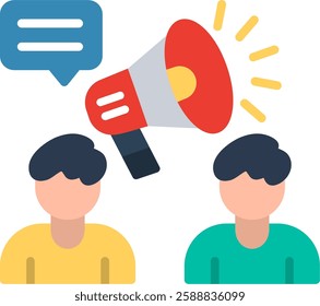 Campaign Flat Illustration Vector Design
