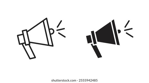 Campaign flat simple vector symbols illustration.