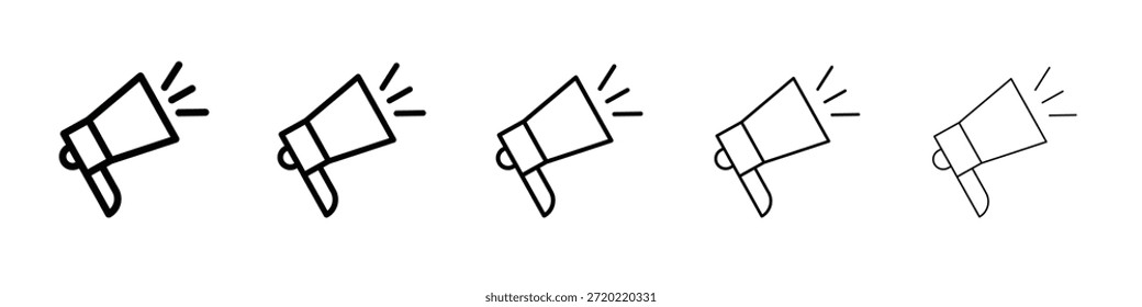Design de ícone de campanha, logotipo, aplicativo, interface do usuário. Ilustração vetorial, EPS