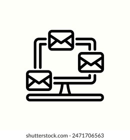 campaign icon, isolated line icon